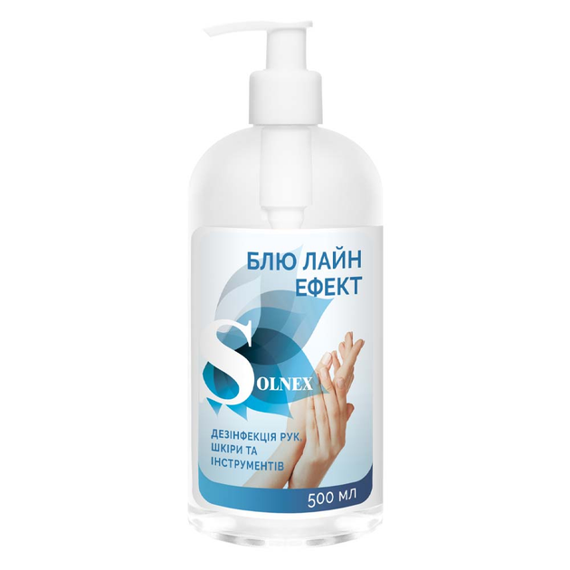 Антисептик спиртовий "БЛЮ ЛАЙН ЛАЙТ", флакон, 500 мл